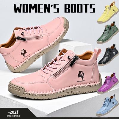 New Casual Shoes Handmade Leather Shoes Women's Sports Casual Shoes