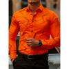 Herren Trendiges geometrisches Linienmuster Langarmhemd Business Casual Mode Design Slim Fit Bügelfrei Vielseitig Ins Style Hemd