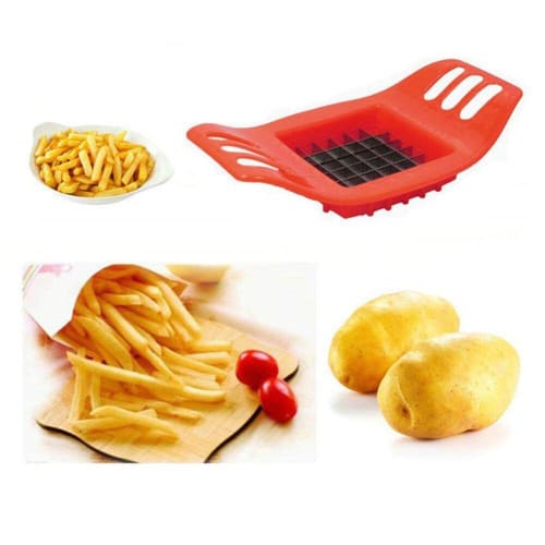 True Stainless Steel French Fry Cutter Potato Vegetable Slicer Chopper Practical