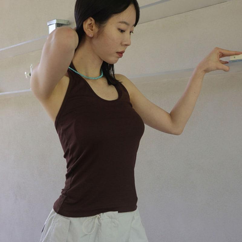 Modernlike 14k Gold-filled Silver Teeny Line Heart Stud Earrings