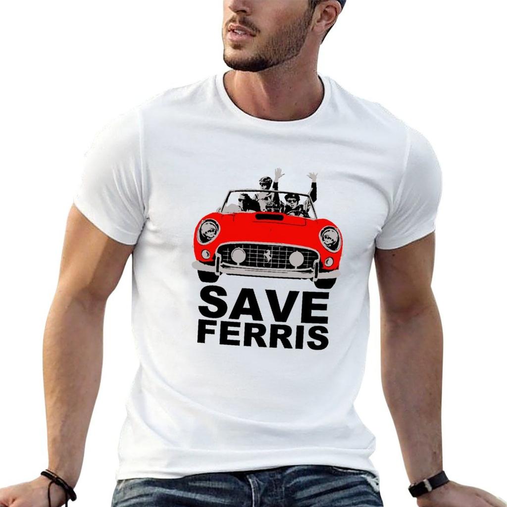 Save Ferris Tshirt Anime Stuff Cute Tops Unisexs Graphic Tshirts