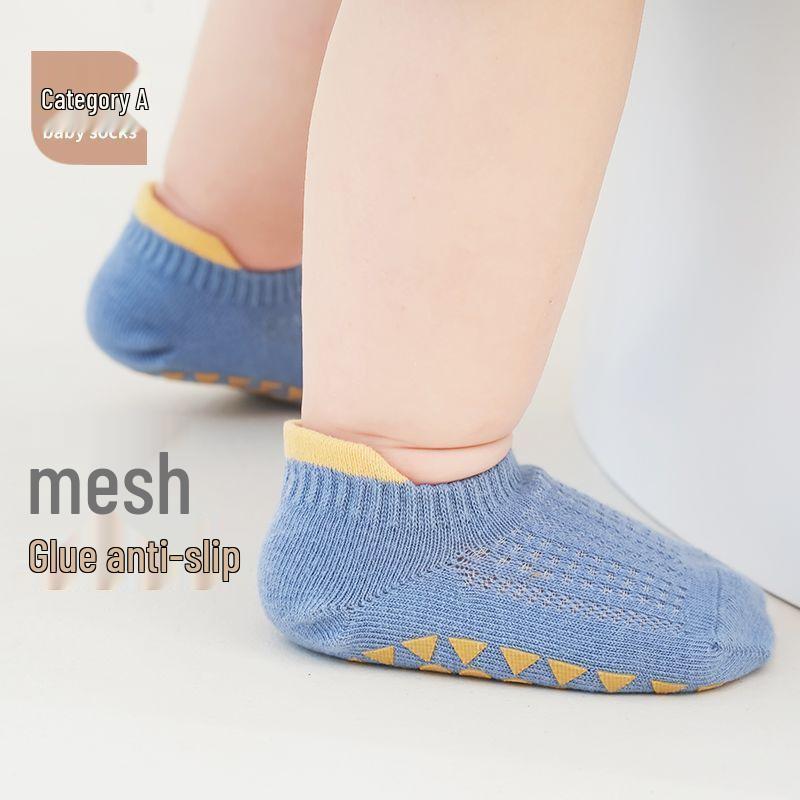 Summer Mesh Breathable Non-Slip Baby Cotton Socks