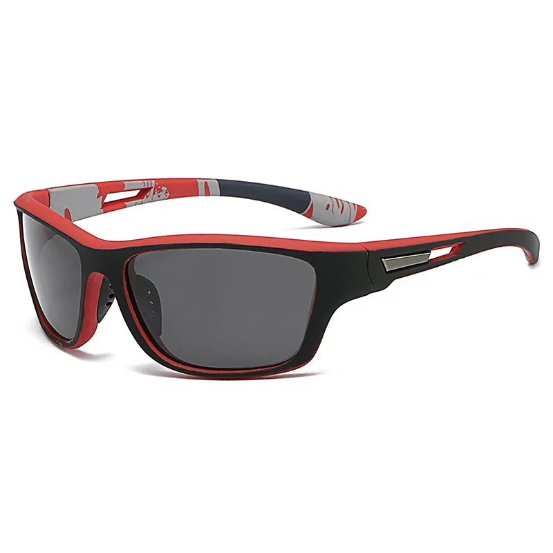 Men's Polarized Sport Sunglasses with Rope Fashion Ultralight Colorful Film Sunglasses Outdor Dust-proof Cycling Sunglasses