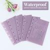 5pcs Transparent Loose Leaf Refill Sleeves A6/A7 Cash Envelope Inserts  Bill/Card Storage