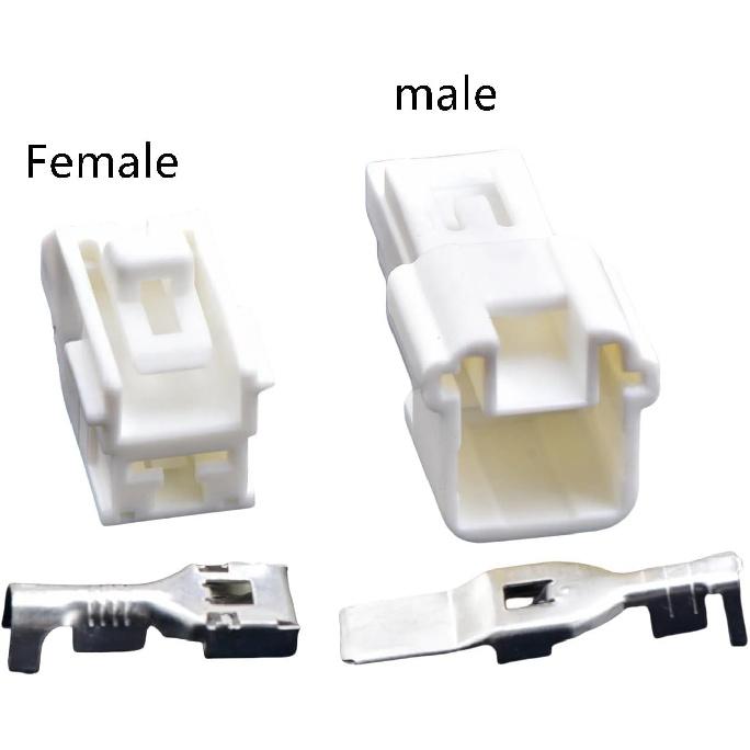 1-Pin Automobilstecker Sicherungskasten Stromkabel Buchse 6098-0441 90980-10995 6240-1093 90980-10994 7383-7665-30(Weiblich männlich)