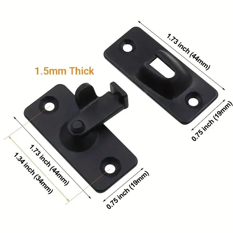 Door Lock Durable 304 Stainless Steel Door Lock for Long-Lasting Latch High-Security Home Protection Rust-Resistant Easy Install