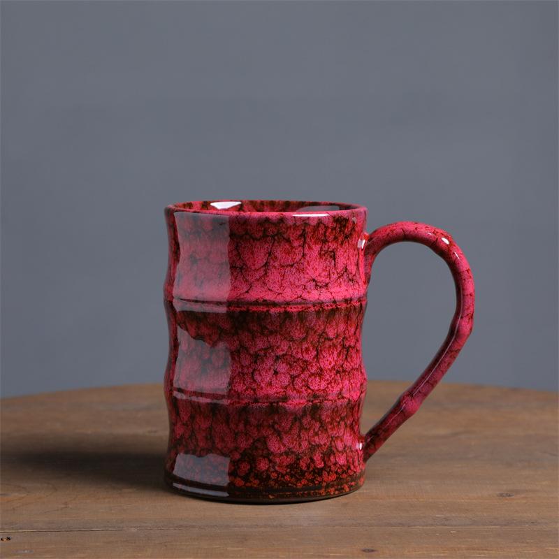 Large-Capacity Ceramic Kiln Change Water Cup Creative Coffee Cup Hot-Selling Ceramic Cup Creative Cup