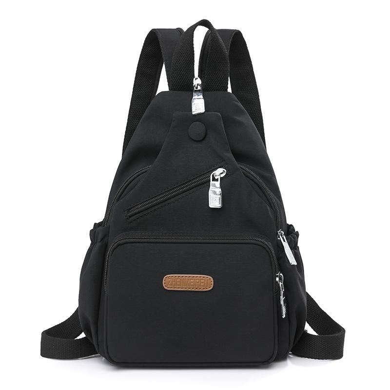 

Многофункциональный рюкзак для женщин, походная сумка на грудь, дорожный рюкзак большой емкости чёрный