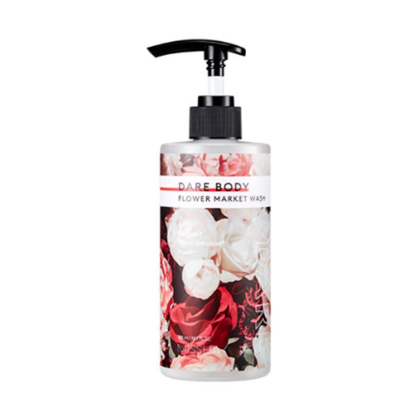 MISSHA Dare Body Wash Yangjae Flower Market 500ml – Refreshing Floral Scent Moisturizing Body Cleanser