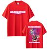 Rapper Kanye West Graduation Bear Graphic T-shirts Men Women Fashion Pop Music T Shirt Men Cotton Vintage T-shirt