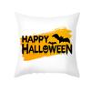 New Nordic Halloween Throw Pillow Cover Black Letter Print Sofa Cushion Cover Cushion Cover Home