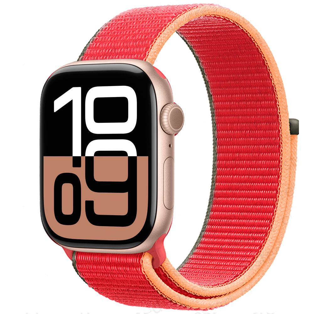 Cinturino in Nylon a Passante Per Apple Watch Bands 46mm 44mm 40mm 41mm 45mm 42mm Cinturino Originale iWatch Serie 11 10 SE 9 8 Ultra 3