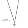 Four-pointed Star Pendant Necklaces Pendant Choker Y2k Jewelry Gift for Hot Girl