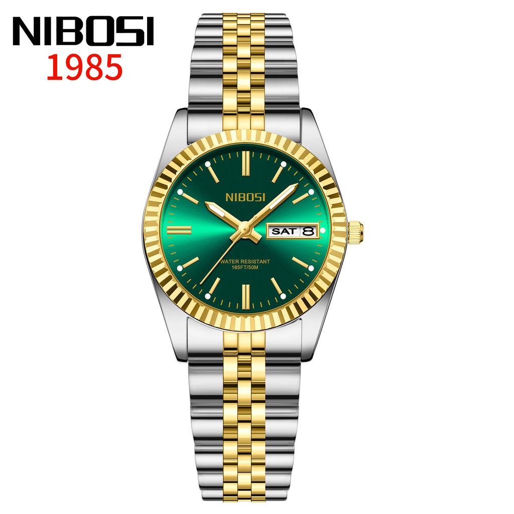 Fashion New Women'S Watch Fashion Temperament Watch Light Luxury Business Double Calendar Quartz Watch Women