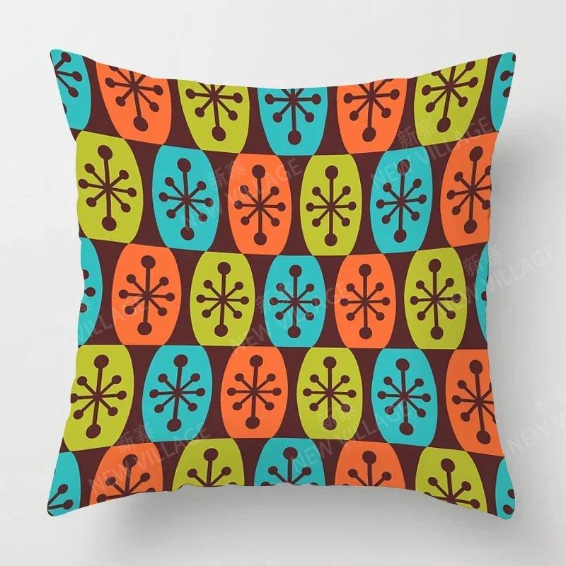 Nordic Fall Home Decor Autumn Throw Pillow Case Sofa Cushion Cover Modern  Geometry