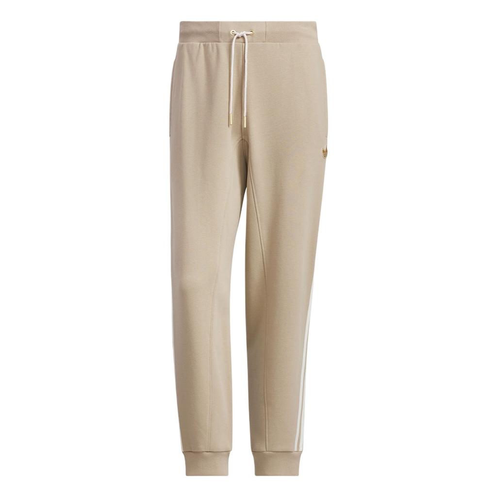 Adidas Originals Year Of The Snake Limited Edition LNY M Jersey P Comfortable Striped Cuffed Knit Joggers Men Joggers Khaki-Brown JL8377