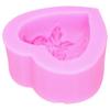 DIY Silicone Mold 3‑Dimensional Heart Shaped Rose Flower LOVE Cake Chocolate Soap Candle
