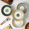 Nordic Ceramic Bowls And Plates Are Good-Looking Rice Bowls, Soup Plates, Vegetable Plates, Bowls, New Tableware For Home Use