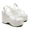 Platform Brand Design Woman's Sexy Sandals Shoes Punk Wedges High Heels Comfy Leisure Woman Shoes Designer Sandalias 2025