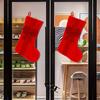 Christmas Stockings 18 Inch Large Fireplace Hanging Stockings with Bow for Xmas Farmhouse Holiday Party Decoration