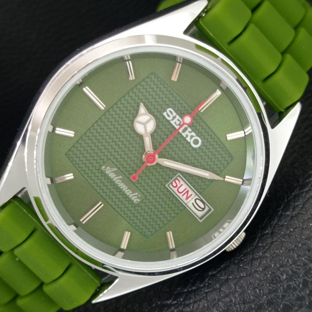 

ОТРЕСТАВРИРОВАННЫЕ ВИНТАЖНЫЕ МУЖСКИЕ АВТОМАТИЧЕСКИЕ ЧАСЫ SEIKO 6309A ЯПОНИЯ ЗЕЛЕНЫЙ ЦИФЕРБЛАТ a443201-1