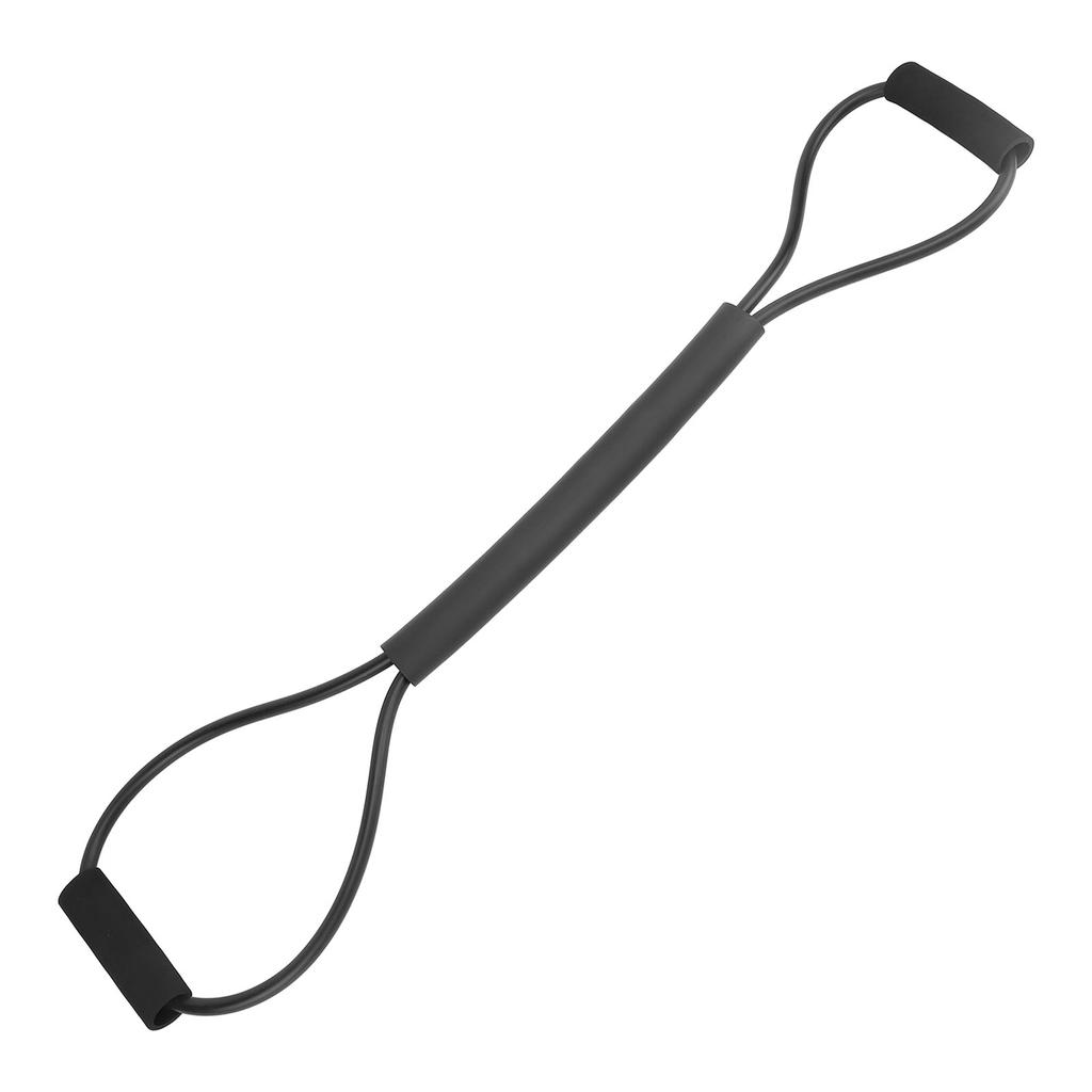 Resistance Band with Handle for Exercise Working Out Boxing Stretching Training Fitness Black 35lb