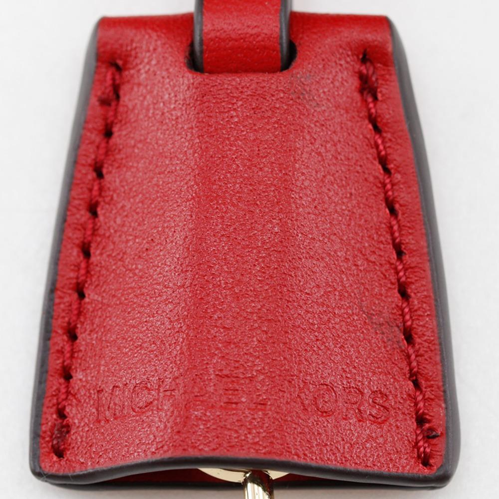 Michael Kors ChainShoulder Shoulder Bag CECE Red Leather Women Used