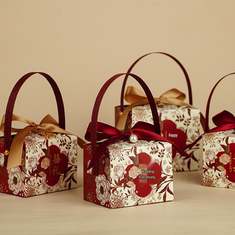 2025 Creative Chinese Wedding Candy Gift Box
