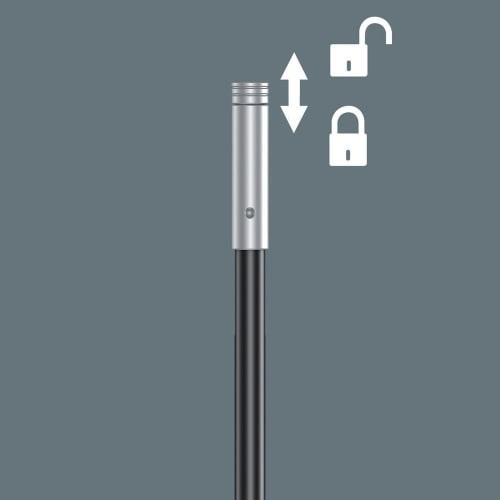 WERA Flexible Shaft Driver, 1/4-inch Tip, 173.5mm Shaft Length, 028161