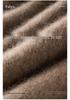 Autumn/Winter Women's Cashmere Knit Slimming Round Neck Button Sweater