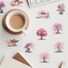 50Pcs/Set Sakura Trees PET Stickers Waterproof DIY Fashion Doodle Decals Stickers