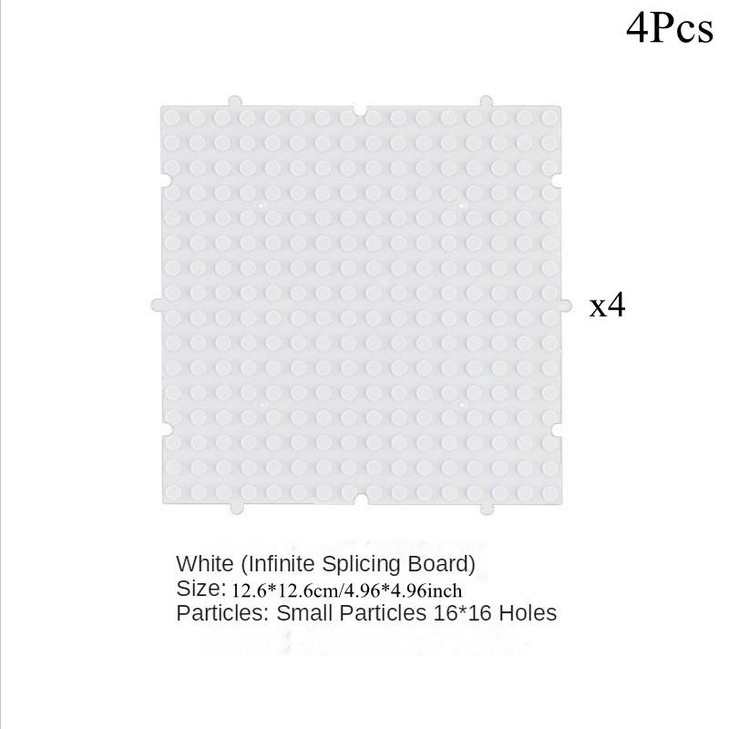 4pcs 16x16Dots Unlimit Splicing Constructing Block Base Plate DIY Classcial Bricks Baseplates Assembled Construction Entertaining Playthings