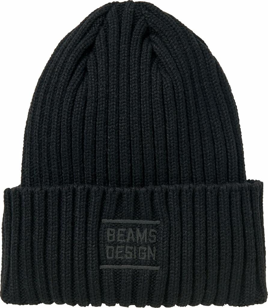 Hat Knit Cap ZETT by BEAMS DESIGN BH79702 [ZETT] Men's Black/Gray