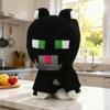 23cm New Black Cat Plush Doll Cuddly Cat Toy Doll Cartoon Animals Cat Toys Kids Baby Chlidren Fan Collection Gifts