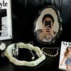 Fashionable Creative Portable Cloud Makeup Mirror Foldable Makeup Mirror Home Decoration for Friends Gifts