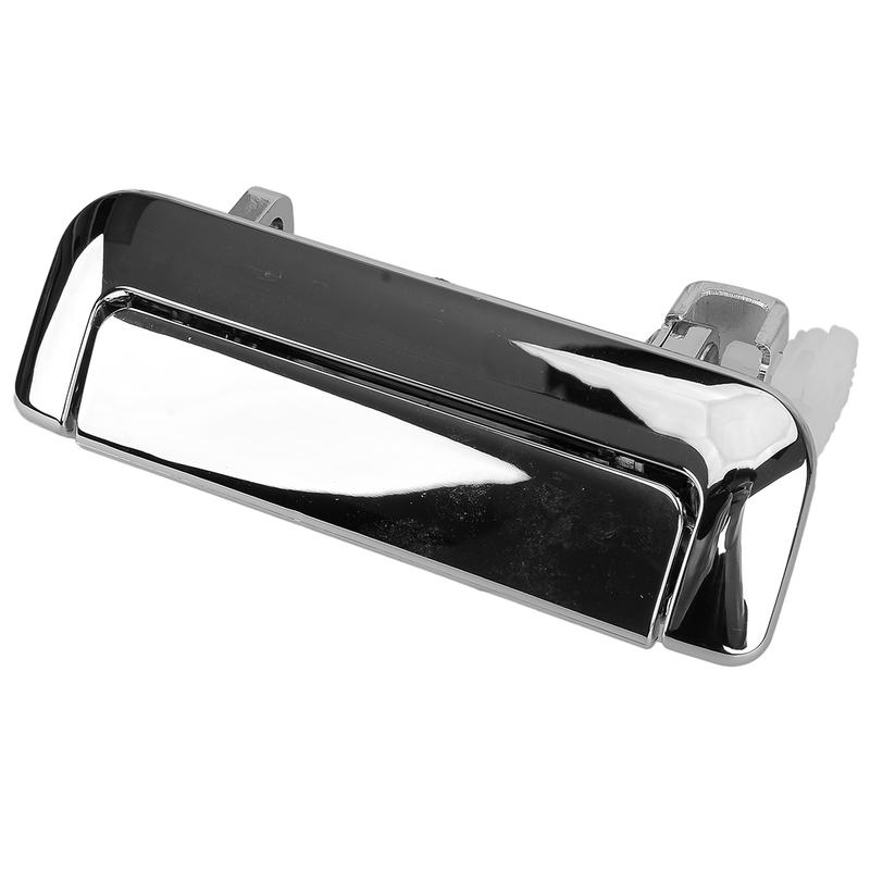 Tailgate Rear Trunk Lid Lock Door Exterior Outer Open Handle Fit for Mitsubishi L200 Triton 2006-2014 Chrome Silver ABS Plastic