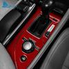 Real Soft Carbon Fiber Sticker For Lexus GS 2012 2013 2014 2015 2016 2017 2018  LHD RHD Car Gear Shift Panel Interior Trim
