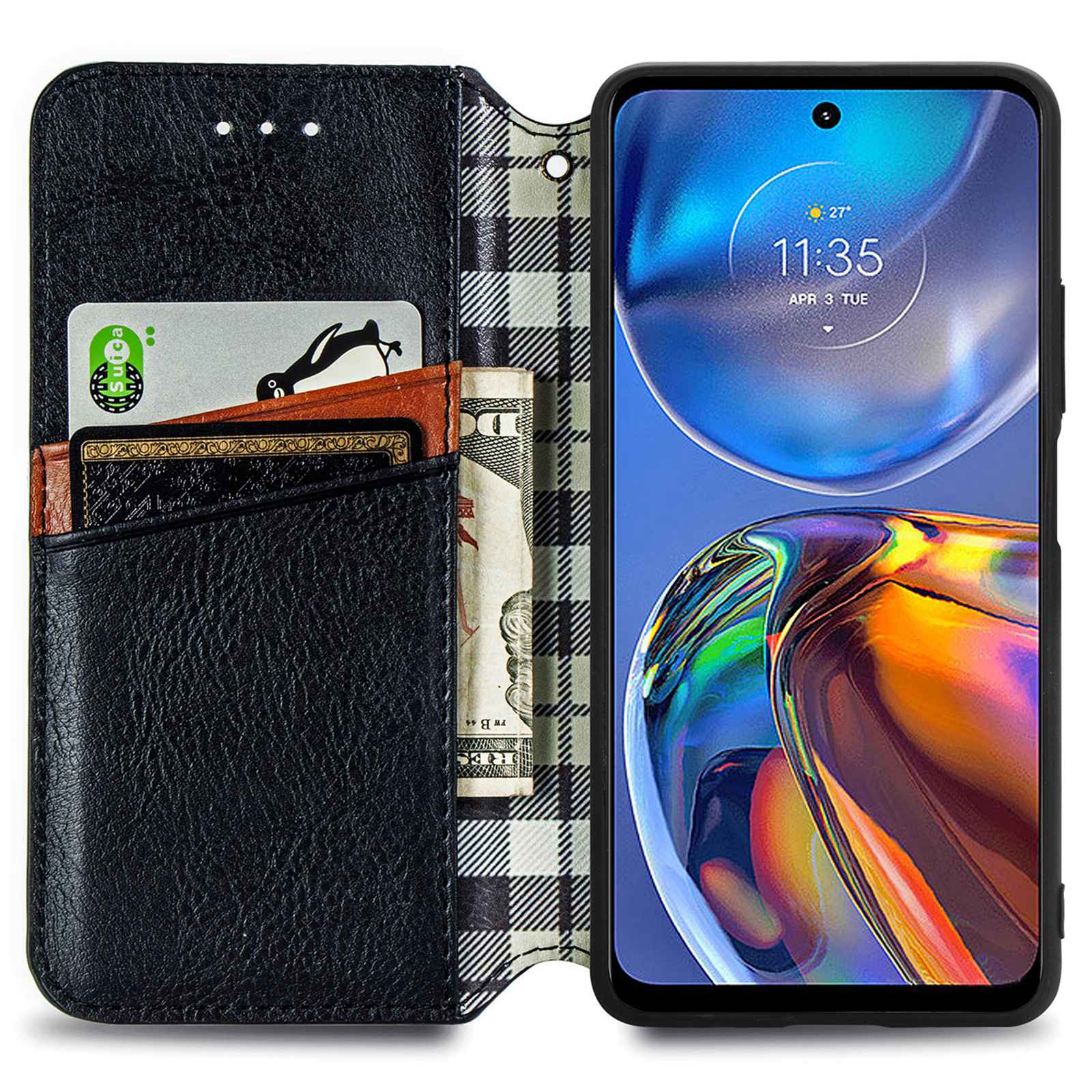 Black PU Leather