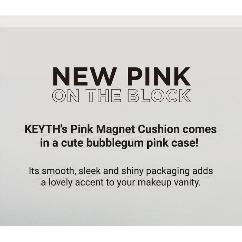 KEYTH - Cushion Magnetico Rosa - 5 Colori