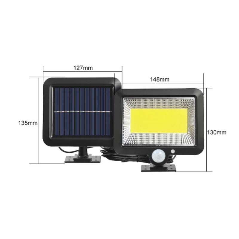 Hot Selling Solar Human Body Sensor Light Outdoor Split Garden Light Solar Rechargeable Wall Lamp Outdoor Lighting Street Lights