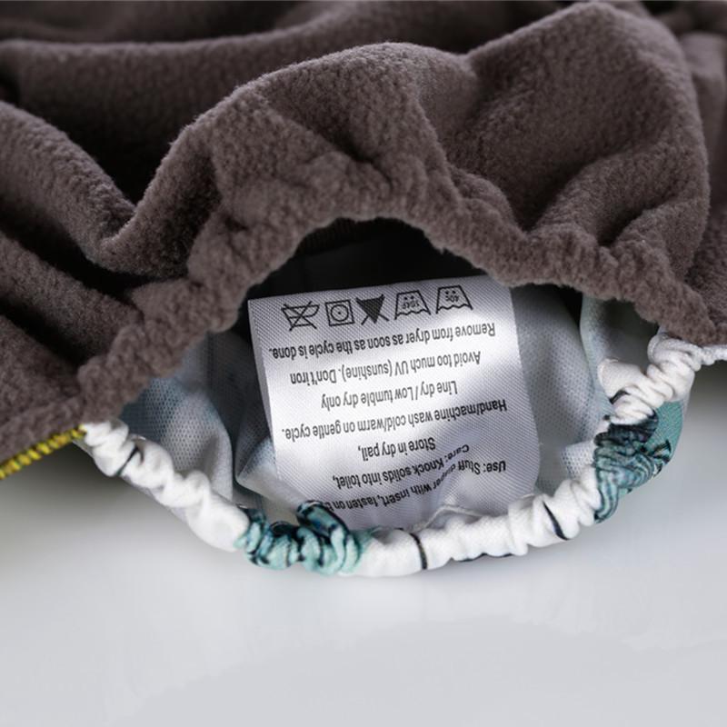 Přeshraniční dětské bambusové uhlí omyvatelné látkové pleny - Kapesní pleny s digitálním potiskem