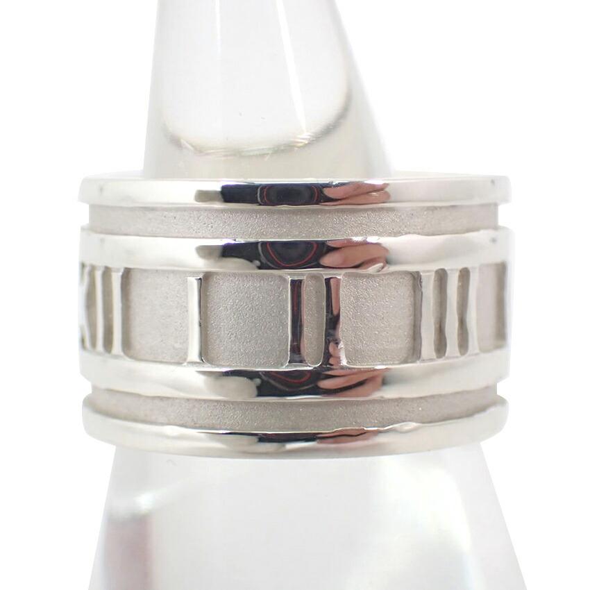 [Pre-owned] TIFFANY / Tiffany / 925 / Atlas / Wide / Ring / Size 17 / J89-8