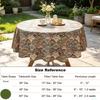 Home Kitchen Dining Room Decoration Modern Style Cotton Round Tablecloth