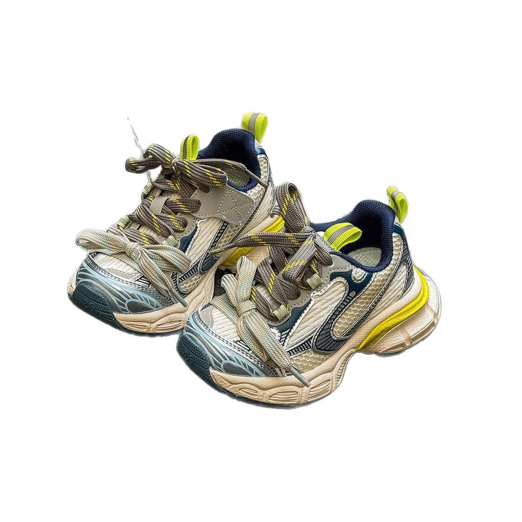 Spring 2026 Kids' Fashion Trend: Double Lace-up Breathable Lightweight Dad Shoes