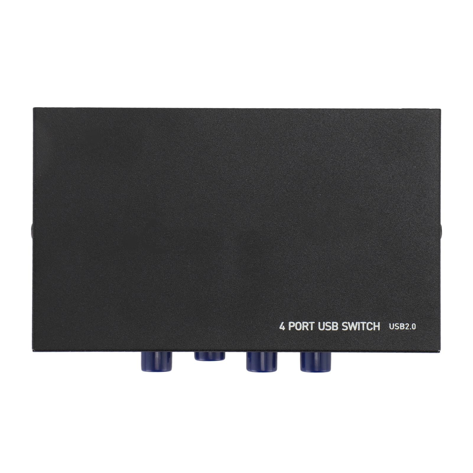 

USB-переключатель с ручным управлением USB 2.0 на USB B 4 порта для принтера, сканера, камеры