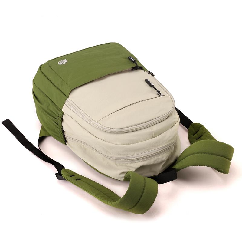 Women's Bag Outdoor Contrast Color Backpack Student Schoolbag Travel Bag