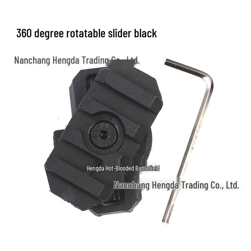 FAST Tactical Helmet Rail with 360° Rotating 20mm Picatinny Nylon Bracket