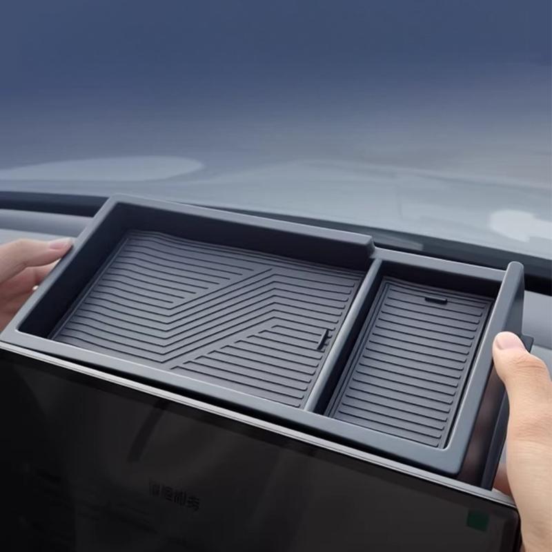 Fit for Jetour Shanhai L7 Plus Special Central Control Screen Rear Storage Box Car Organizer Holder Auto Accessories