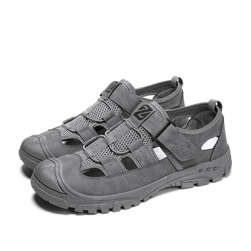 Summer Men's Sandals Slippers Sports Shoes Soft Non-slip Rubber Man Jogging Trail Running Men Hiking Footwear  Breathable