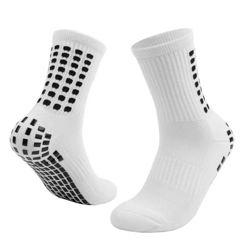 Non-slip Unisex Long Tube Rubber Sole Sports Socks for Adults